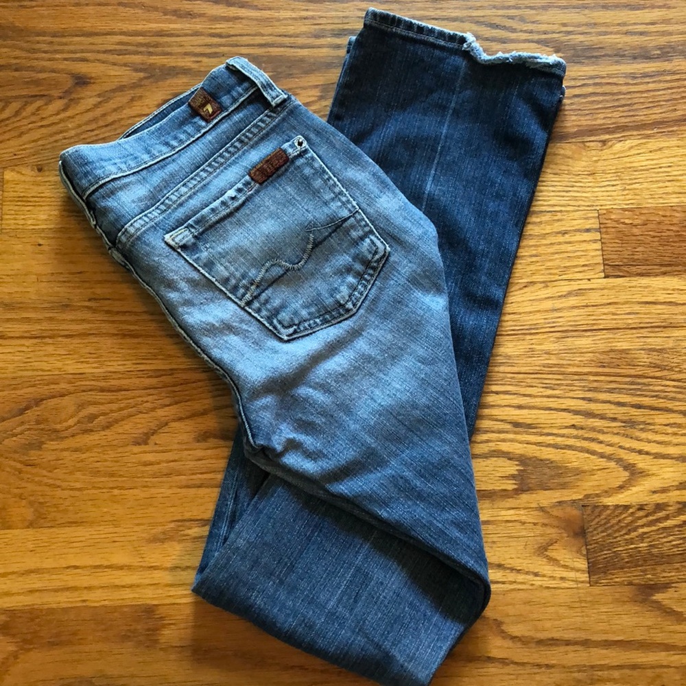 7 for all mankind {straight} jeans!
